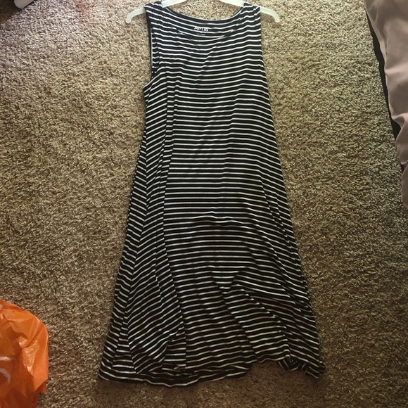 Striped T-Shirt Dress - Picture 1 of 2
